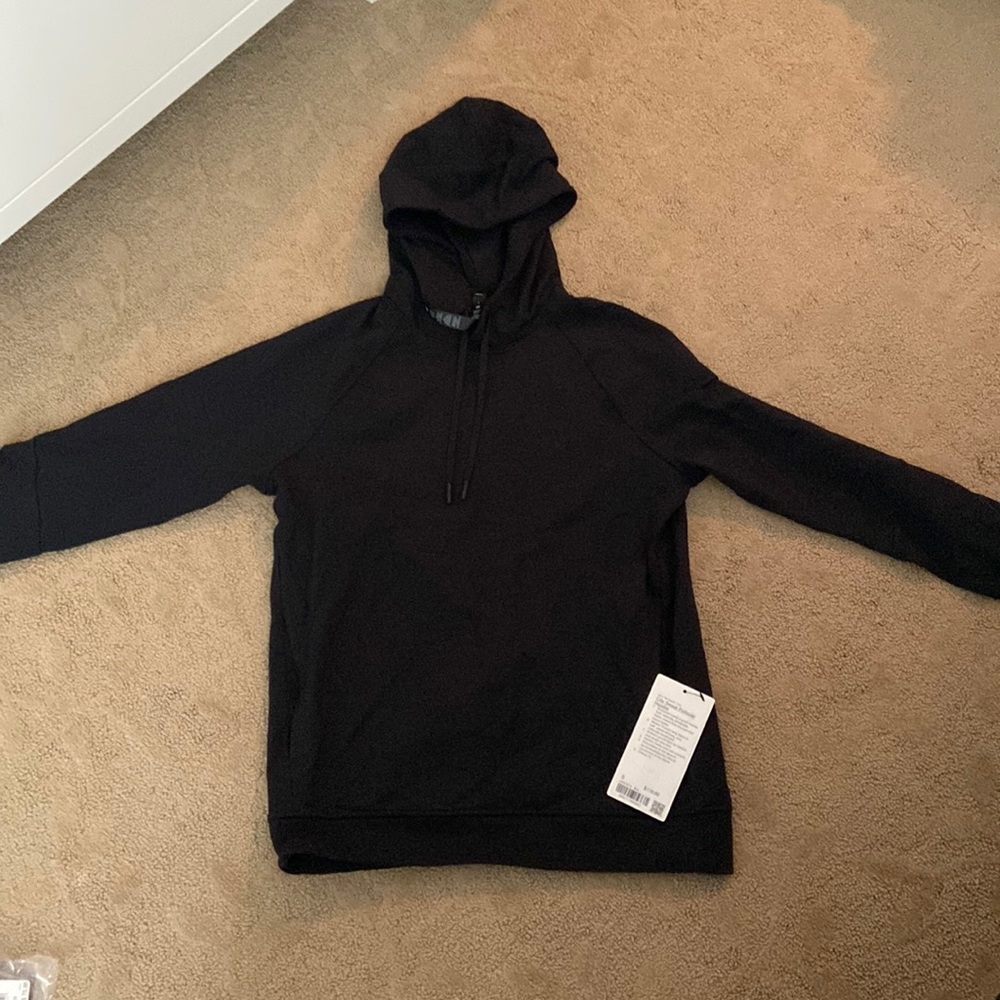 Lululemon city sweat pullover hoodie size small - black